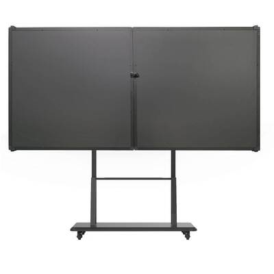 AIO 75 pulgadas panel táctil inteligente Android Win tableros laterales con cámara de micrófono móvil Stand para reuniones universidad