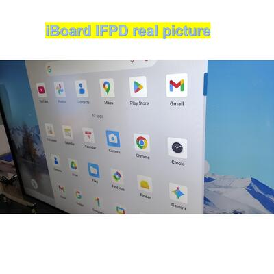 Panel Interactivo Popular de 65 Pulgadas con Resolución 4K, Táctil Inteligente y Nuevo Sistema Android para Equipos de Aula y Oficina