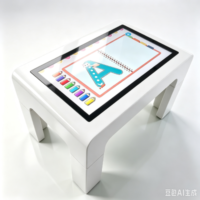 PCAP Tabla de pantalla táctil 32 43 55 pulgadas PC Win OS Piernas desmontables para niños Reuniones de pre-educación