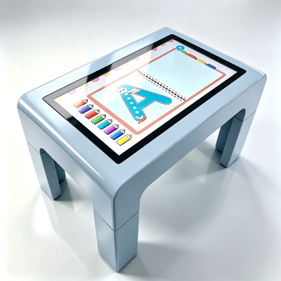 PCAP Tabla de pantalla táctil 32 43 55 pulgadas PC Win OS Piernas desmontables para niños Reuniones de pre-educación