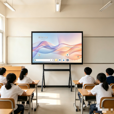 iBoard Pantalla Interactiva Plana de 75 Pulgadas Pizarras Inteligentes con Certificación Google EDLA