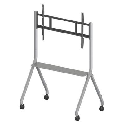 Material móvil del acero de carbono del soporte de la pantalla plana del soporte 100KG del piso