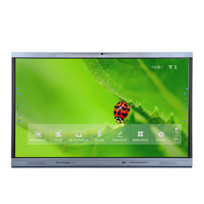 65" tablero elegante de la pantalla plana de la sala de clase interactiva de la sala de conferencias para la presentación