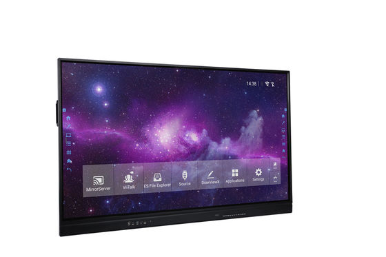 pantalla LCD táctil interactiva de 65 pulgadas 20 puntos del finger del tacto de la pluma