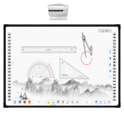 DTV electrónico Whiteboard interactivo óptico 2 puntos del tacto