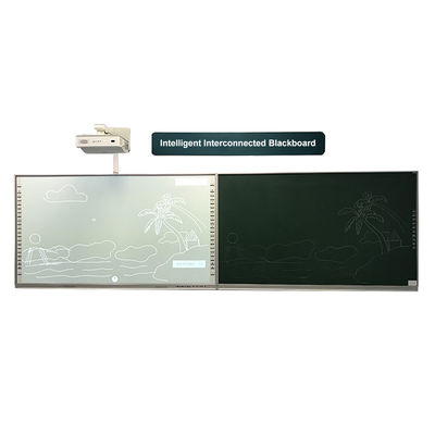 Tabla Negra Inteligente Educación Infrarroja Tabla Verde Interactiva Tabla Blanca Con Proyector Para la Escuela
