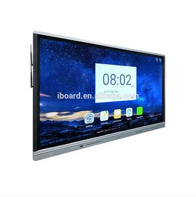 4K 55 65 75 86 98 pulgadas panel plano interactivo interactivo pizarra inteligente para la reunión de enseñanza