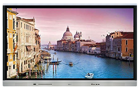 Montado en la pared o monitoreo de pantalla táctil interactivo con luz de fondo LED y pantalla LED de alta resolución HDMI OUT