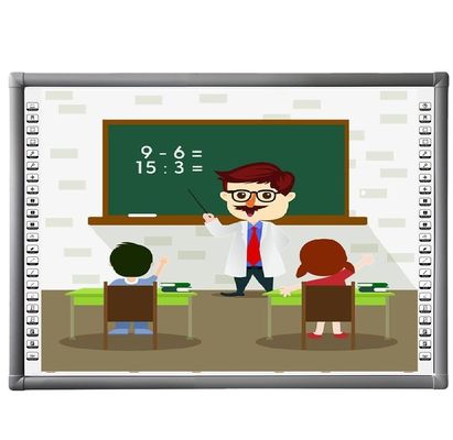 IBoard Multi-tamaño Infrarrojo Multi-Touch Smart Board IR Interactivo Electrónico Tablero Blanco para la Enseñanza Escolar de Reuniones