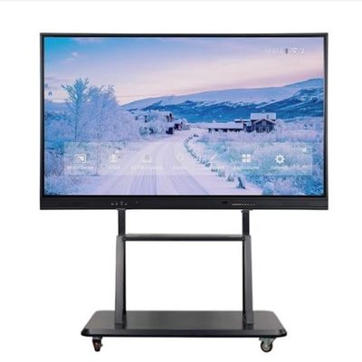 Montado en la pared o monitoreo de pantalla táctil interactivo con luz de fondo LED y pantalla LED de alta resolución HDMI OUT