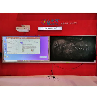 Tabla blanca interactiva con tecnología de toque infrarrojo IR 10 Punto de contacto Equipo educativo Tabla blanca