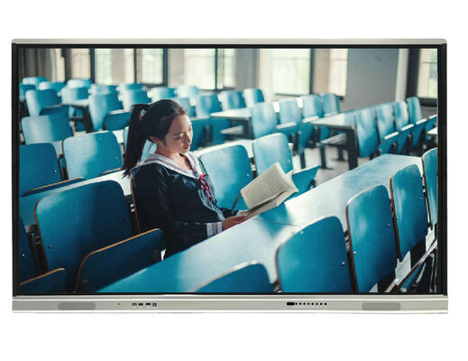 65 pulgadas 4K Resolución Infrarroja Interactiva de Taquilla Blanca Taquilla inteligente para la enseñanza y las conferencias