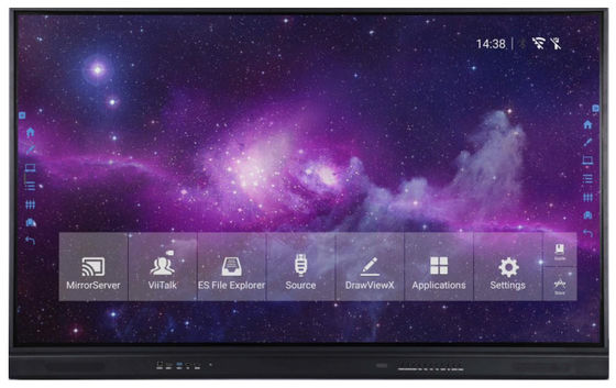 Actualización del sistema Monitor de pantalla táctil interactivo con actualización remota a través de la red de Internet y función de pantalla de luz de fondo LED