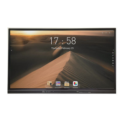 65" monitor multi llevado interactivo infrarrojo Smart Whiteboard del tacto de la exhibición del tablero de la enseñanza del LED