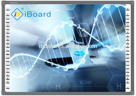 IBoard Multi-tamaño Infrarrojo Multi-Touch Smart Board IR Interactivo Electrónico Tablero Blanco para la Enseñanza Escolar de Reuniones