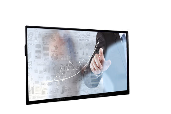 exhibición interactiva de 4K Smart, 11 pantallas táctiles interactivas de las llaves para las escuelas