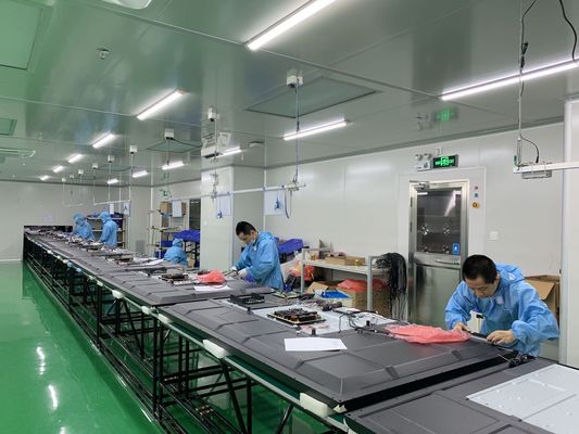 Capa trasera de metal IR Interactivo Tablero blanco de alta resolución y marco negro para soluciones empresariales