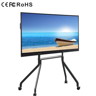 Marco ultra estrecho bajo de la radiación de la aleación de aluminio del monitor interactivo de la pantalla táctil