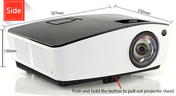 Ultra HD 4K Laser Projector de tiro corto 4000 lumens Proyector inteligente para la escuela familiar y empresa