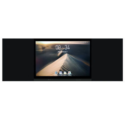 75 86 pulgadas Equipo educativo 4K Pantalla táctil Mejor tablero inteligente Interconectado LCD Tablero negro inteligente