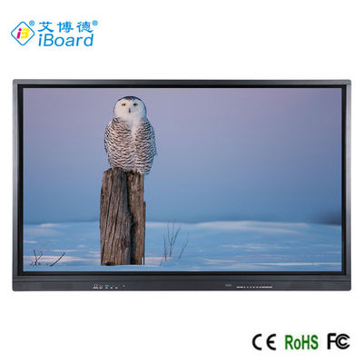 iBoard 75 pulgadas 50 puntos táctiles interactivos panel plano Smart pantalla táctil digital interactivo pizarras blancas Smart Board para la enseñanza escolar