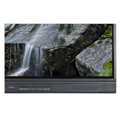 Pizarra interactiva LED de 65 pulgadas, panel plano inteligente Android, 20/40 puntos táctiles, infrarrojos, color negro