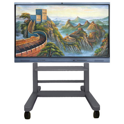 40 kilogramos de Whiteboard del soporte de la pantalla plana del carro de los echadores mudos interactivos de la elevación de soporte móvil del carro TV