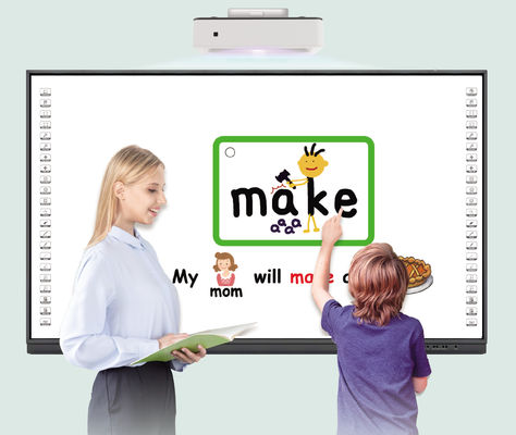98 pulgadas Iwb Whiteboard interactivo, todo en una versión elegante de Android 6,0 del tablero