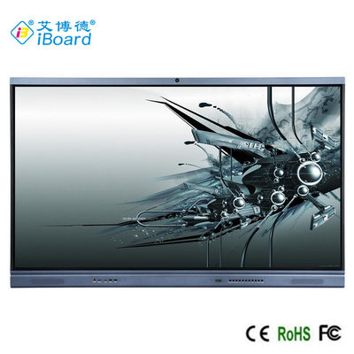 Tablero inteligente interactivo LED IR, pantalla plana interactiva de 75 '' para cámara educativa opcional