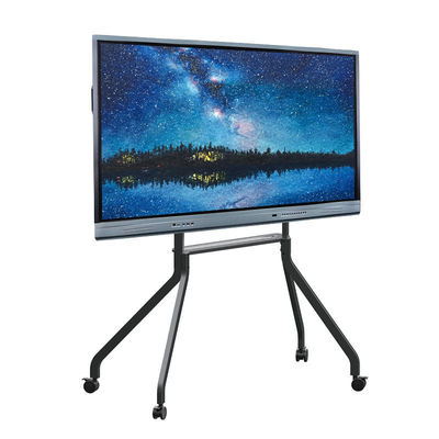 PC interactiva montada en la pared de Whiteboard de 75 pulgadas, Android 8, pantalla plana del marco de la aleación de aluminio para hacer frente a la presentación