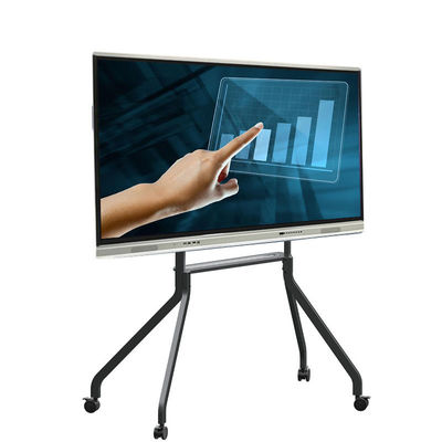 65" marco de aluminio de la pantalla táctil del monitor del negro interactivo multi de Whiteboard para la conferencia