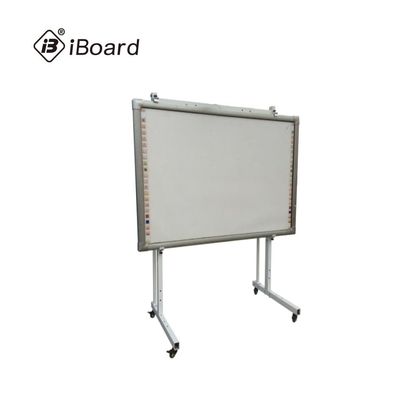 Soporte de pizarra interactiva móvil de fábrica, altura ajustable de 400 mm, peso de rodamiento de 120 kg