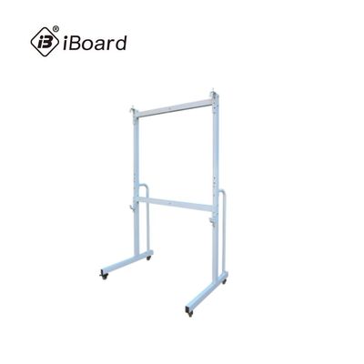 Soporte de pizarra interactiva móvil de fábrica, altura ajustable de 400 mm, peso de rodamiento de 120 kg