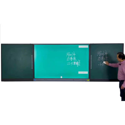 75 86 pulgadas Equipo educativo 4K Pantalla táctil Mejor tablero inteligente Interconectado LCD Tablero negro inteligente
