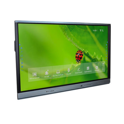 75" exhibición interactiva del tacto del tablero de Whiteboard 4K LCD Smart de la pantalla táctil