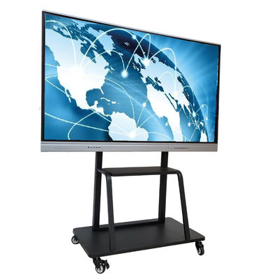 Pantalla plana interactiva del marco estrecho pantalla táctil multi de 75 pulgadas