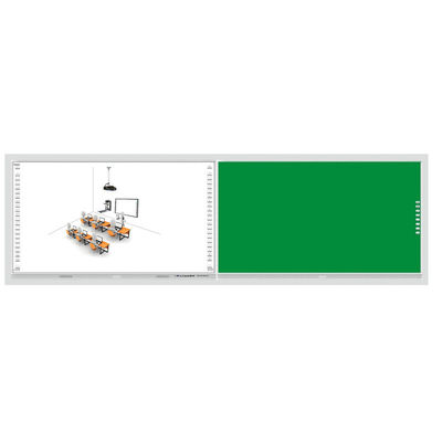 Tabla Negra Inteligente Educación Infrarroja Tabla Verde Interactiva Tabla Blanca Con Proyector Para la Escuela