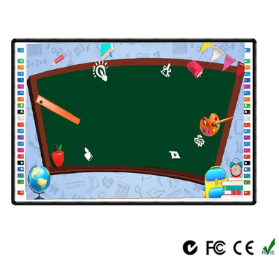 Pizarra interactiva infrarroja de 90 pulgadas, pizarra electrónica, interfaz USB, superficie de nano cerámica