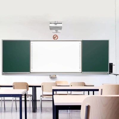 Educación que enseña a Whiteboard interactivo infrarrojo elegante 84inches con software de escritura potente