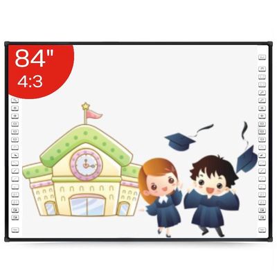 84" Whiteboard interactivo infrarrojo 32768*32768 para las salas de clase