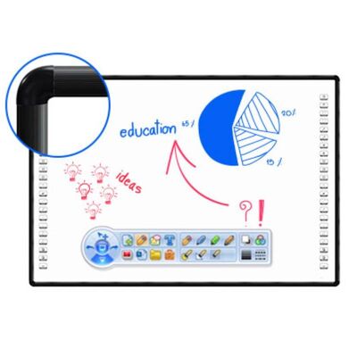 Pizarra Interactiva Inteligente con Tecnología Infrarroja Táctil de 10 Puntos y Compatibilidad Multi-OS para Educación y Negocios