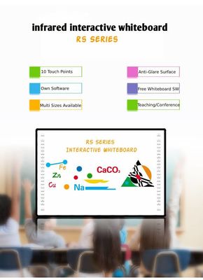Facilita las opciones del usuario Tablero digital interactivo con una fuerte compatibilidad del sistema y un diseño de apariencia hermoso