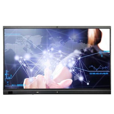 75" NFC construyó en el whiteboard interactivo interactivo de la pantalla plana 4K del mic del camera& para la sala de clase de Business&