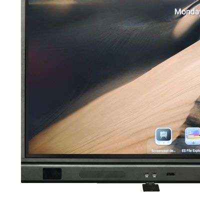 65 pantalla táctil interactiva de Android 11 de la pantalla plana con la cámara &Mic