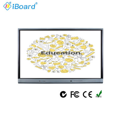 Tablero interactivo infrarrojo del tacto 350cd/m2 LED CB CCC de la FCC de 65 pulgadas