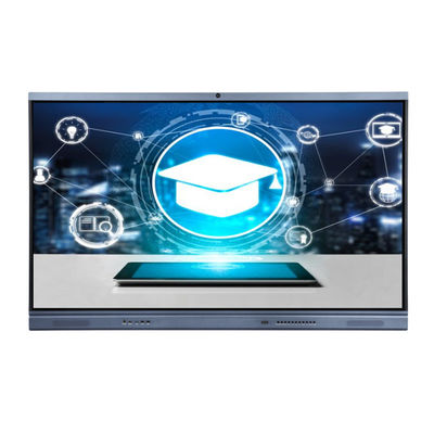 75" NFC construyó en el whiteboard interactivo interactivo de la pantalla plana 4K del mic del camera& para la sala de clase de Business&