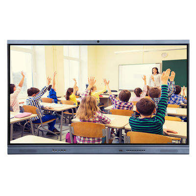 75" NFC construyó en el whiteboard interactivo interactivo de la pantalla plana 4K del mic del camera& para la sala de clase de Business&