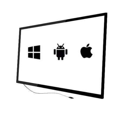 86&quot; marco multi cubierto infrarrojo del Ir del tacto para hacer publicidad del quiosco o de la pantalla de la TV
