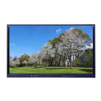 Monitor elegante 350cd/m2 de la pantalla táctil del tablero del LCD de 75 pulgadas