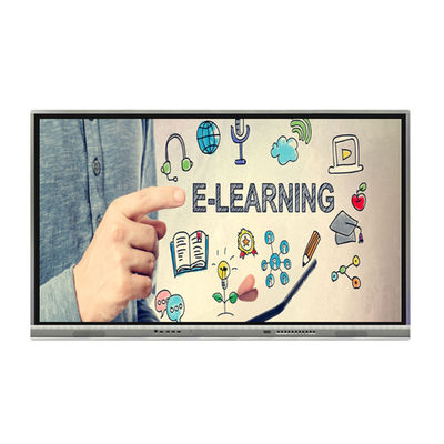 65 pantalla táctil interactiva de Whiteboard Android 11 del tablero elegante del LCD 4K con USB-C